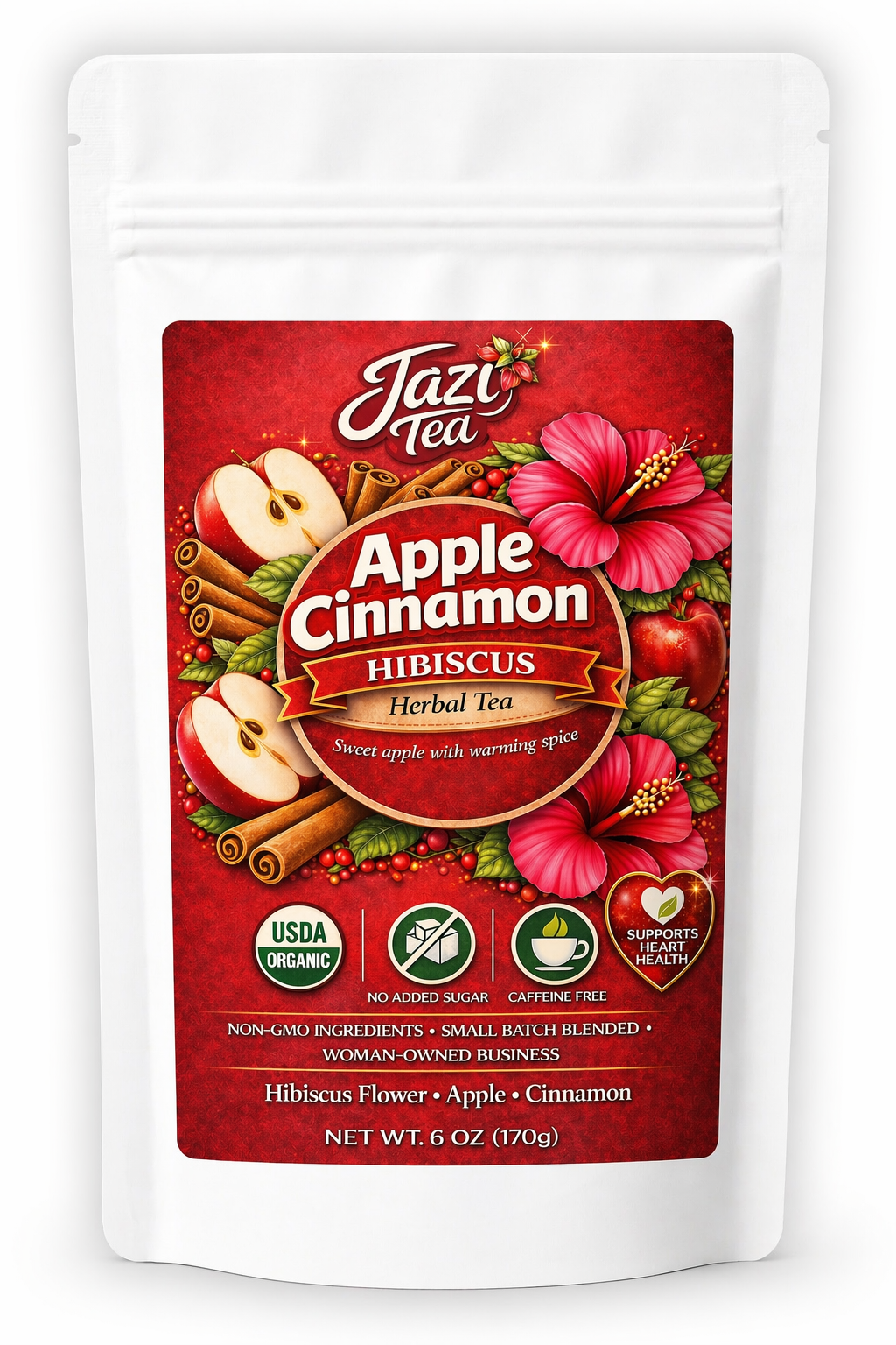 Apple Cinnamon Hibiscus Tea