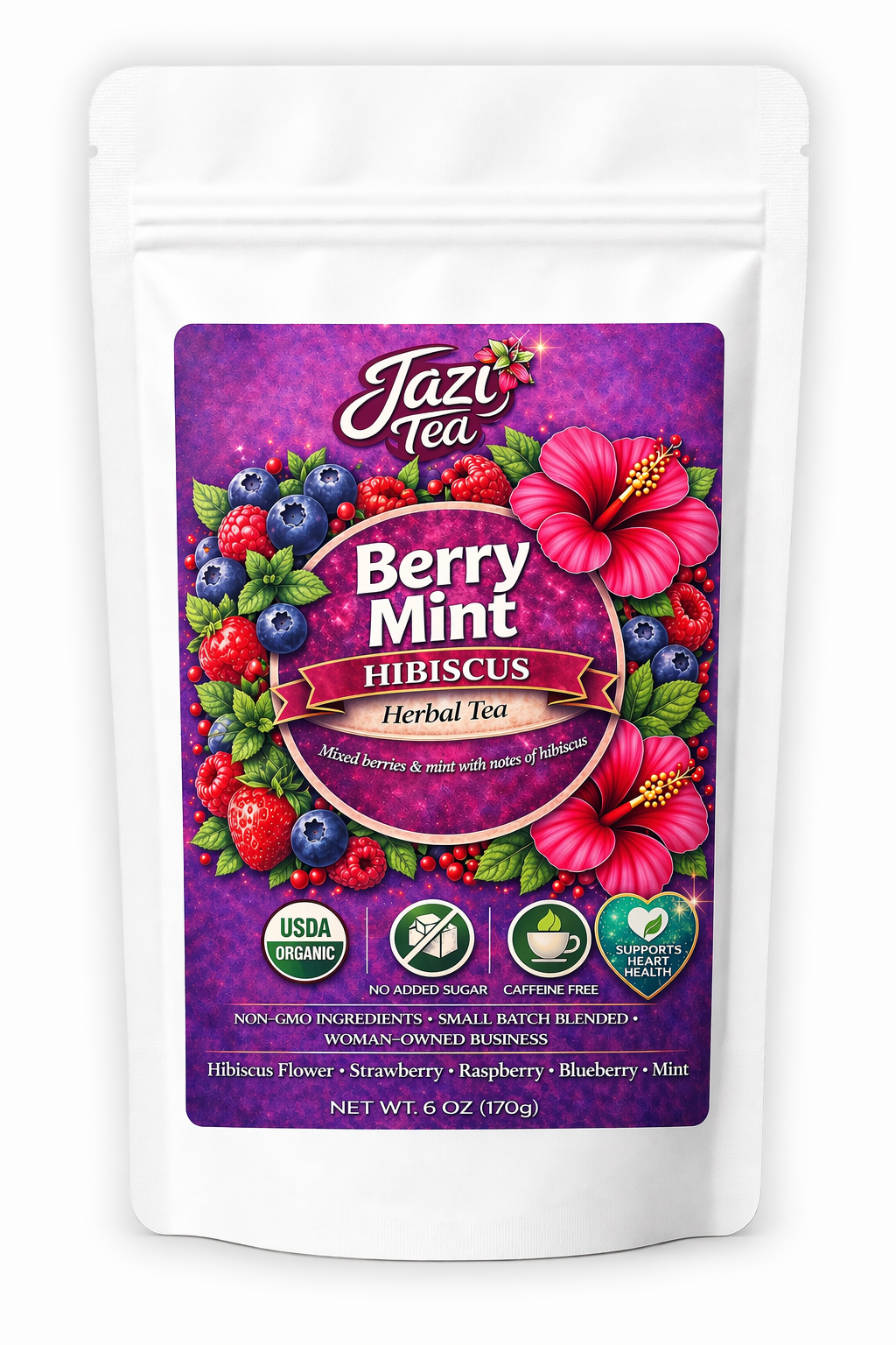 Berry Mint Hibiscus Tea